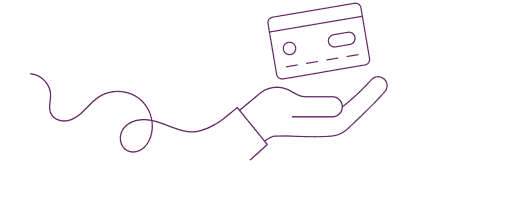 Line art illustration of a bird